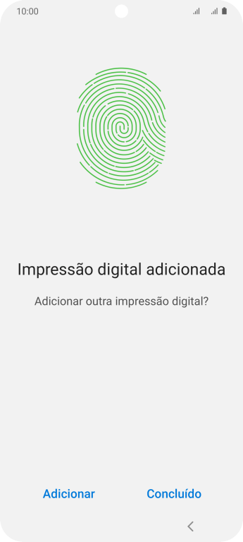 Pressione Concluído. Pressione Concluído.