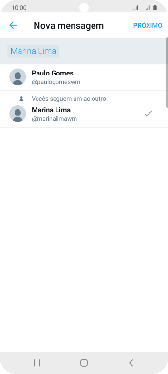 Pressione PRÓXIMO. Pressione PRÓXIMO.