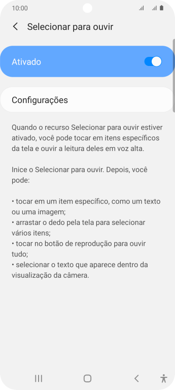 Pressione a tecla de voltar duas vezes. Pressione a tecla de voltar duas vezes.