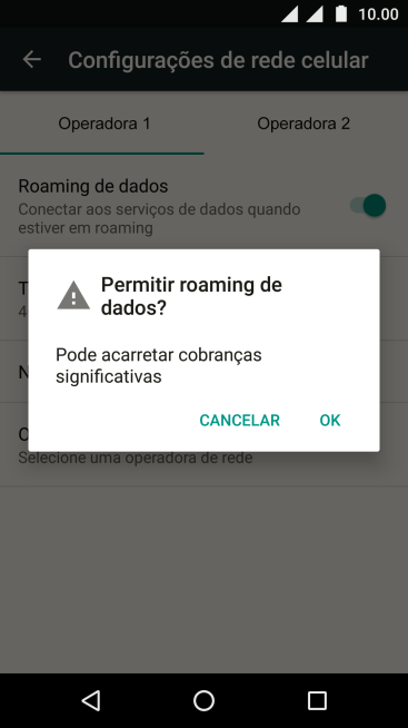 Se você quiser ativar a função, deve pressionar OK. Se você quiser ativar a função, deve pressionar OK.