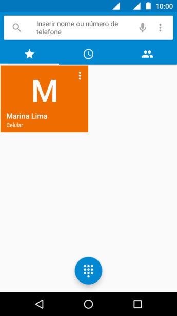 Pressione o ícone de menu. Pressione o ícone de menu.