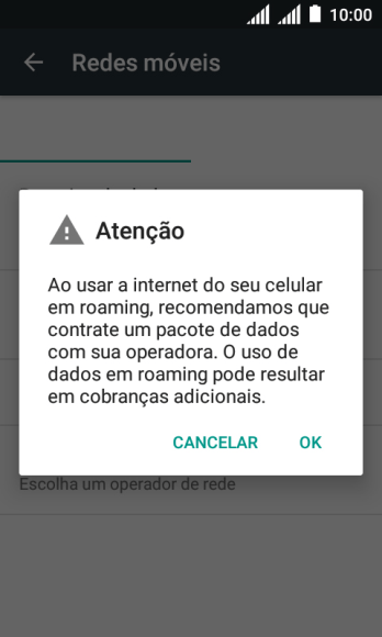 Se você quiser ativar a função, deve pressionar OK. Se você quiser ativar a função, deve pressionar OK.
