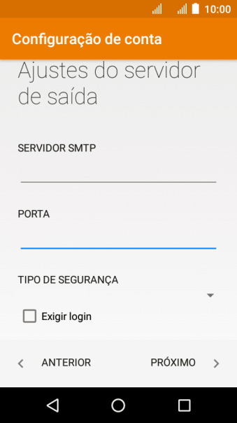 Pressione Exigir login para ativar a função. Pressione Exigir login para ativar a função.