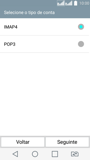 Pressione POP3. Pressione POP3.