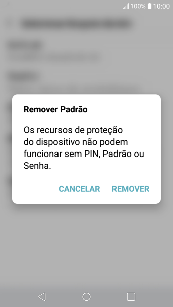 Pressione REMOVER. Pressione REMOVER.