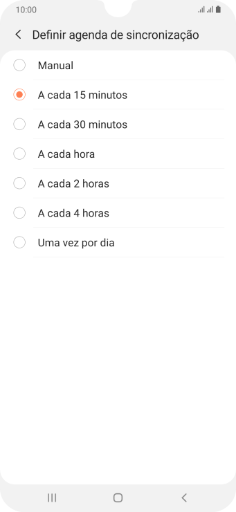 Pressione a configuração desejada. Pressione a configuração desejada.
