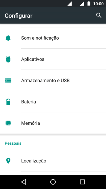 Pressione Som e notificação. Pressione Som e notificação.