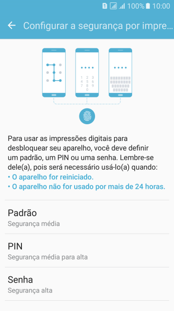 Pressione o código de bloqueio desejado, e siga as instruções da tela para criar um código extra. Pressione o código de bloqueio desejado, e siga as instruções da tela para criar um código extra.