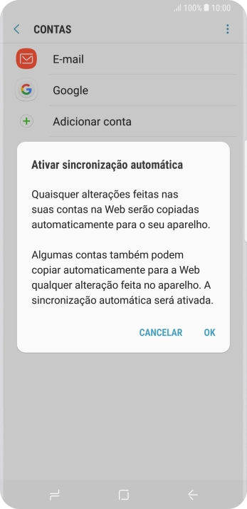 Pressione OK para ativar a função. Pressione OK para ativar a função.