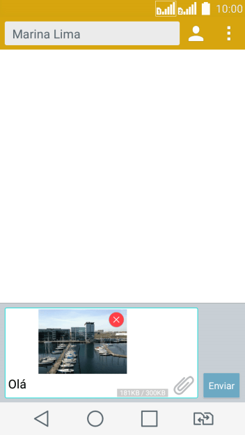 Pressione Enviar, quando você terminar de digitar sua MMS. Pressione Enviar, quando você terminar de digitar sua MMS.