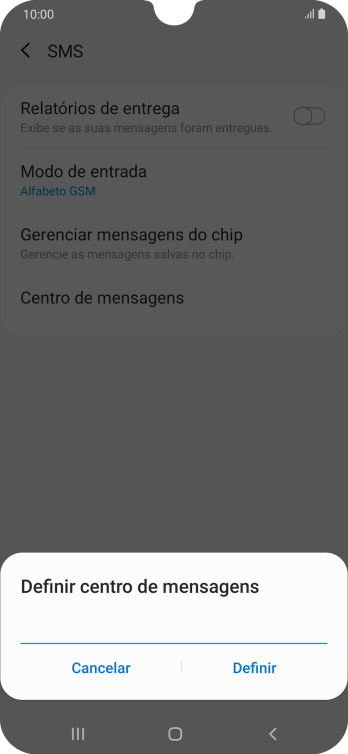 Se você é cliente TIM com DDD 11, 12, 13, 14, 15, 16, 17, 18 ou 19, deve inserir +551181138200 e pressionar Definir. Se você é cliente TIM com DDD 11, 12, 13, 14, 15, 16, 17, 18 ou 19, deve inserir +551181138200 e pressionar Definir.