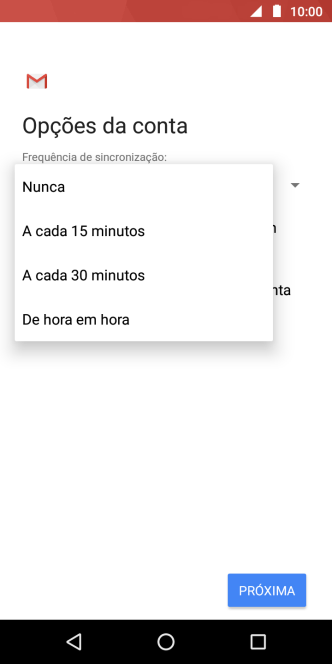 Pressione a configuração desejada. Pressione a configuração desejada.
