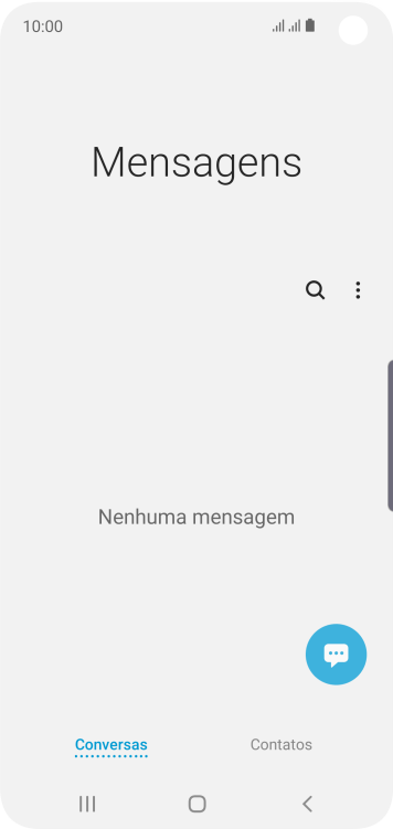 Pressione o ícone de menu. Pressione o ícone de menu.
