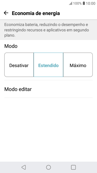 Pressione a tecla de início para finalizar e voltar à tela inicial. Pressione a tecla de início para finalizar e voltar à tela inicial.