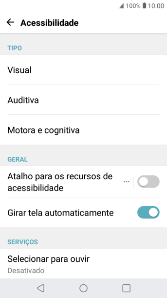 Pressione Selecionar para ouvir. Pressione Selecionar para ouvir.