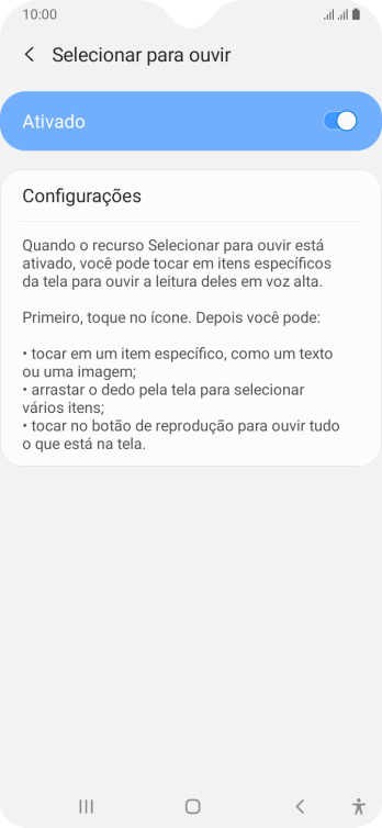 Pressione a tecla de voltar duas vezes. Pressione a tecla de voltar duas vezes.