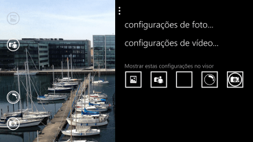 Pressione configurações de foto.... Pressione configurações de foto....