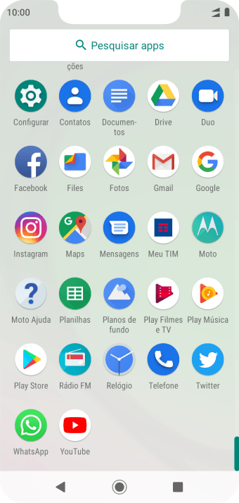 Pressione Play Store. Pressione Play Store.