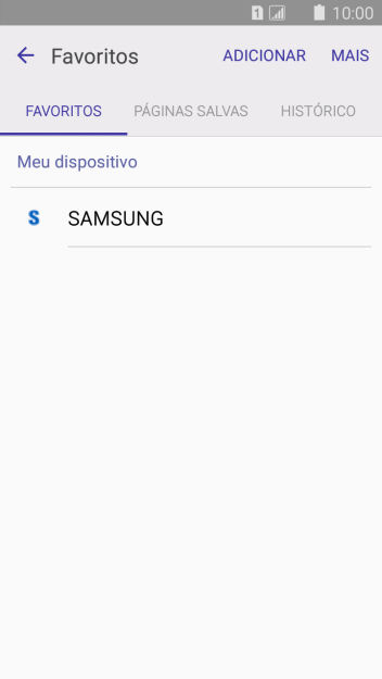 Pressione ADICIONAR. Pressione ADICIONAR.