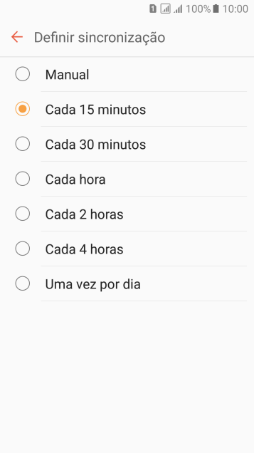 Pressione a configuração desejada. Pressione a configuração desejada.