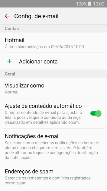 Pressione Adicionar conta. Pressione Adicionar conta.