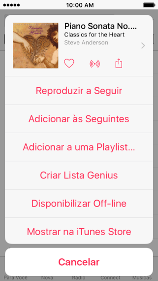 Pressione Adicionar a uma Playlist.... Pressione Adicionar a uma Playlist....
