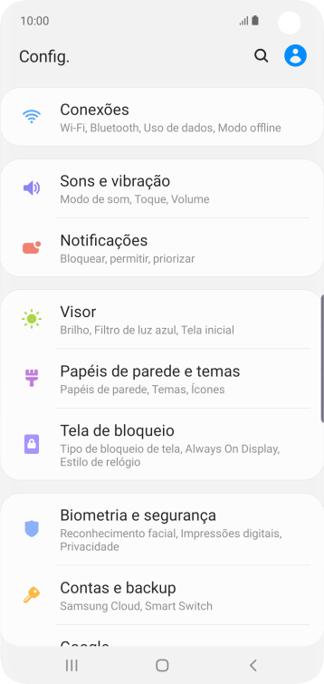 Pressione Conexões. Pressione Conexões.