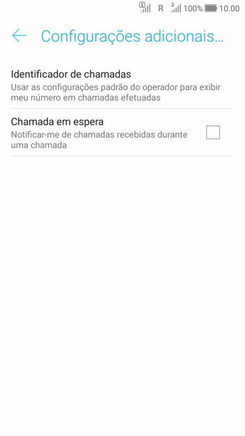 Pressione Identificador de chamadas. Pressione Identificador de chamadas.