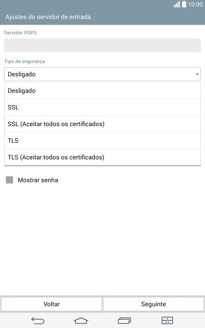 Pressione Desligado para desativar a função. Pressione Desligado para desativar a função.