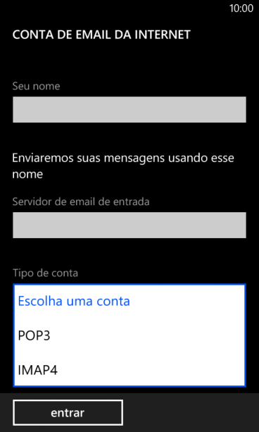 Pressione POP3. Pressione POP3.