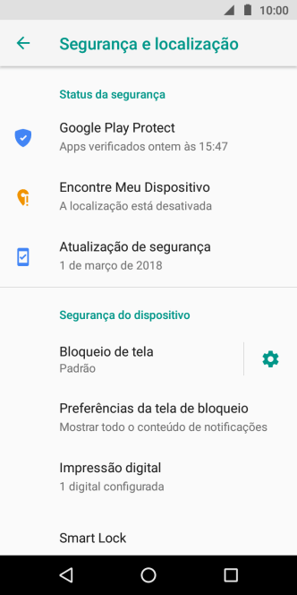 Pressione Bloqueio de tela, e insira o código de bloqueio extra que você criou anteriormente. Pressione Bloqueio de tela, e insira o código de bloqueio extra que você criou anteriormente.