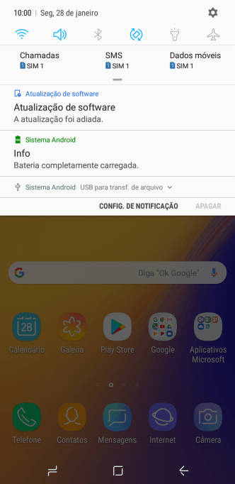 Pressione o ícone de conexão. Pressione o ícone de conexão.