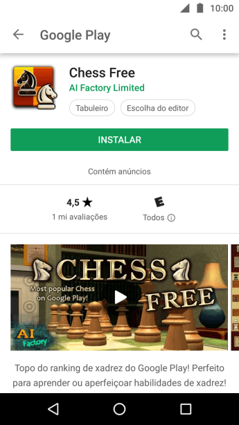 Pressione INSTALAR, e siga as indicações da tela para instalar o app. Pressione INSTALAR, e siga as indicações da tela para instalar o app.