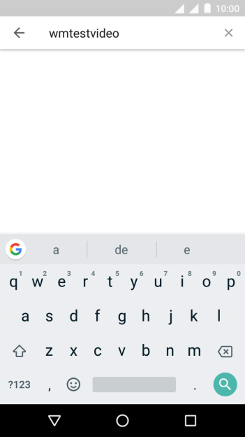 Digite a palavra de busca desejada, e pressione o ícone de busca. Digite a palavra de busca desejada, e pressione o ícone de busca.