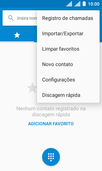 Pressione Configurações. Pressione Configurações.
