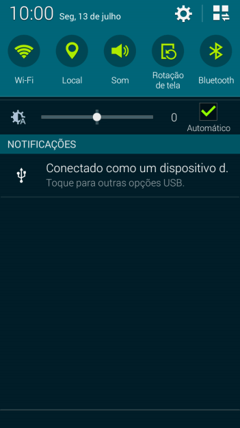 Pressione o ícone de configurações. Pressione o ícone de configurações.