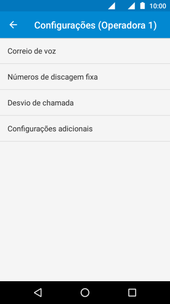 Pressione Configurações adicionais. Pressione Configurações adicionais.
