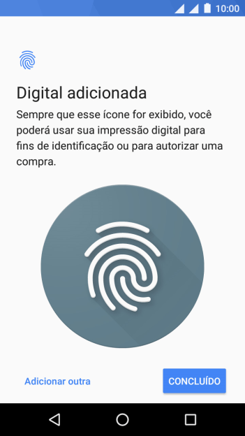 Pressione CONCLUÍDO. Pressione CONCLUÍDO.