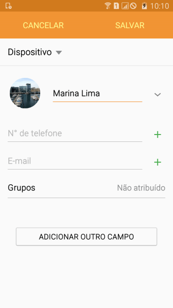 Pressione Nº de telefone, e digite o número de telefone. Pressione Nº de telefone, e digite o número de telefone.
