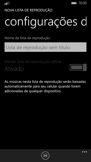 Pressione Lista de reprodução sem título. Pressione Lista de reprodução sem título.