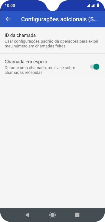 Pressione ID da chamada. Pressione ID da chamada.