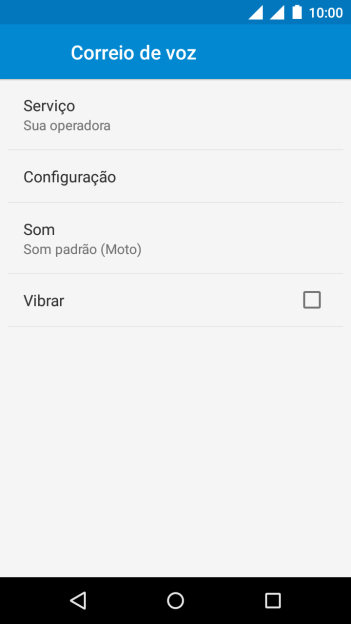 Pressione Configuração. Pressione Configuração.