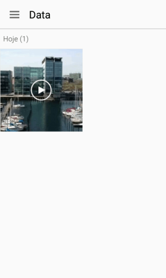 Pressione o vídeo desejado. Pressione o vídeo desejado.