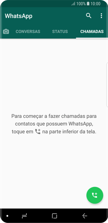 Pressione o ícone de chamada. Pressione o ícone de chamada.