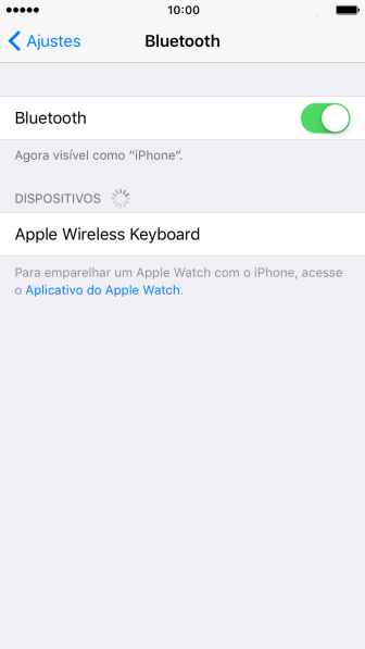 Pressione o dispositivo Bluetooth desejado, e siga as instruções da tela para conectar o dispositivo ao seu celular. Pressione o dispositivo Bluetooth desejado, e siga as instruções da tela para conectar o dispositivo ao seu celular.