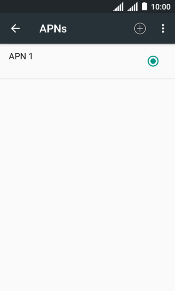 Pressione o ícone de nova conexão de dados. Pressione o ícone de nova conexão de dados.