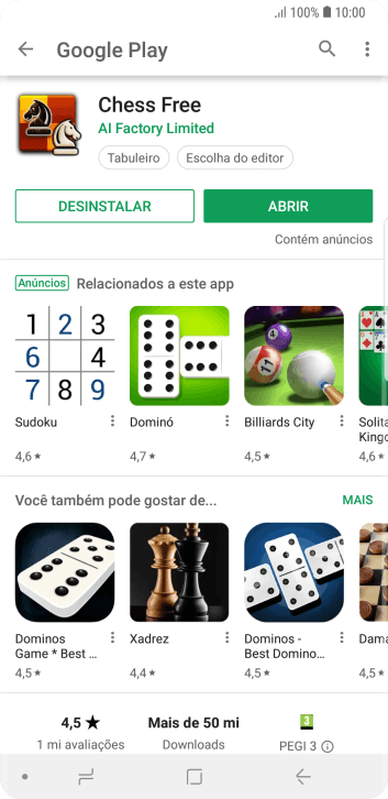 Pressione a tecla de início para finalizar e voltar à tela inicial. Pressione a tecla de início para finalizar e voltar à tela inicial.