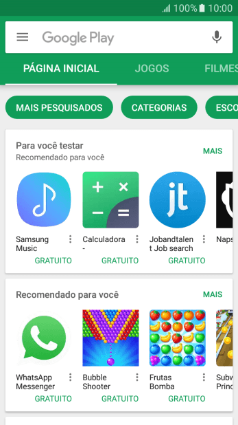 Deslize para a direita a partir do lado esquerdo da tela. Deslize para a direita a partir do lado esquerdo da tela.