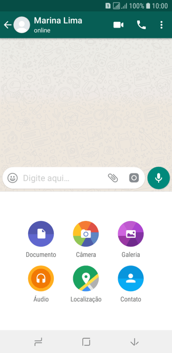 Pressione Galeria, e navegue até a foto ou vídeo desejado. Pressione Galeria, e navegue até a foto ou vídeo desejado.