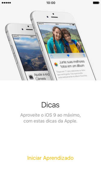 Pressione a tecla de início para finalizar e voltar à tela inicial. Pressione a tecla de início para finalizar e voltar à tela inicial.